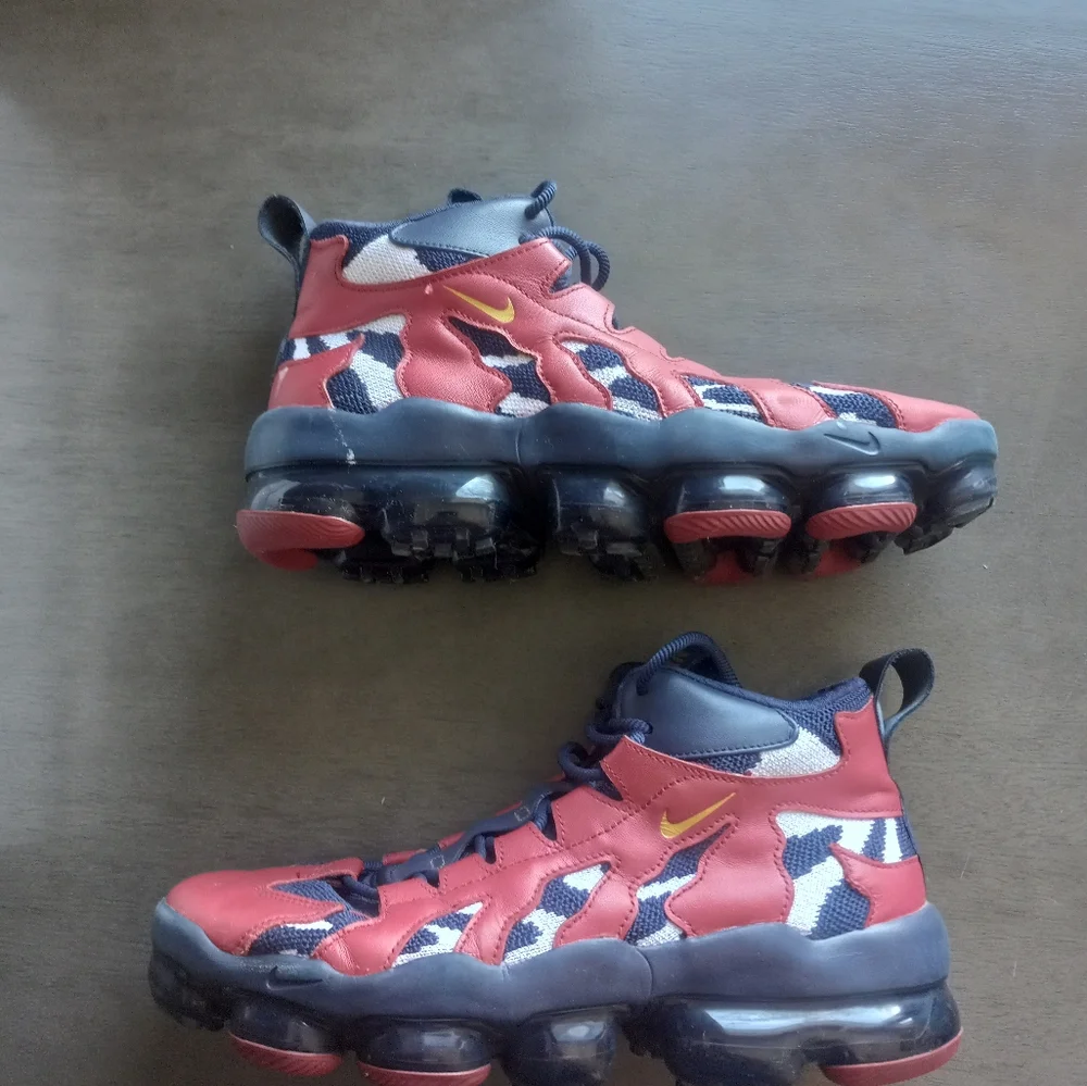 Mens Nike Vapormax Gliese Midnight Navy/Metallic Gold Size 9 - Picture 4 of 12